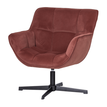 Snurrfåtölj Wibo - Vinröd - Möbler - Fåtölj & stolar - Fåtölj