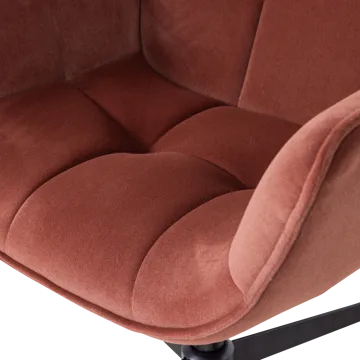 Snurrfåtölj Wibo - Vinröd - Möbler - Fåtölj & stolar - Fåtölj