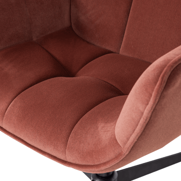 Snurrfåtölj Wibo - Vinröd - Möbler - Fåtölj & stolar - Fåtölj