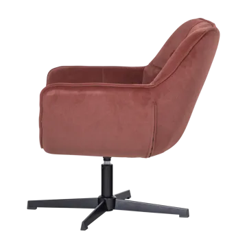 Snurrfåtölj Wibo - Vinröd - Möbler - Fåtölj & stolar - Fåtölj