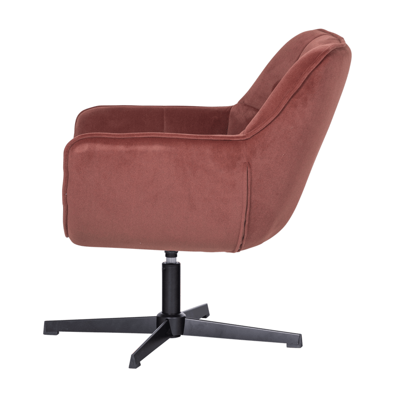 Snurrfåtölj Wibo - Vinröd - Möbler - Fåtölj & stolar - Fåtölj