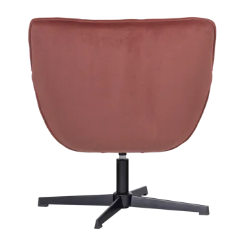 Snurrfåtölj Wibo - Vinröd - Möbler - Fåtölj & stolar - Fåtölj