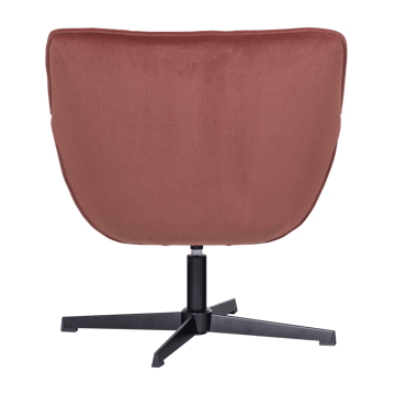 Snurrfåtölj Wibo - Vinröd - Möbler - Fåtölj & stolar - Fåtölj