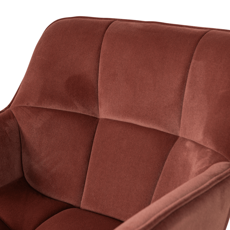 Snurrfåtölj Wibo - Vinröd - Möbler - Fåtölj & stolar - Fåtölj