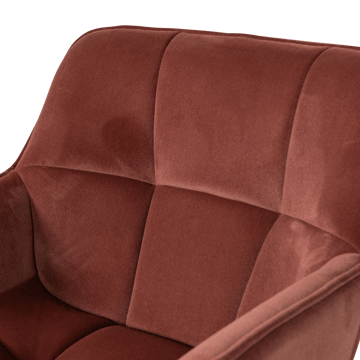 Snurrfåtölj Wibo - Vinröd - Möbler - Fåtölj & stolar - Fåtölj