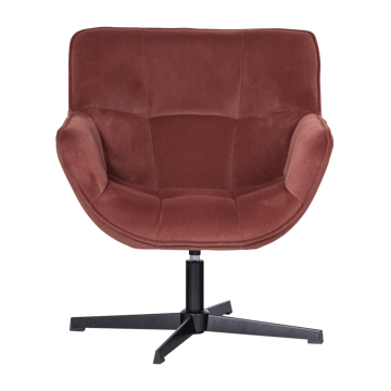 Snurrfåtölj Wibo - Vinröd - Möbler - Fåtölj & stolar - Fåtölj