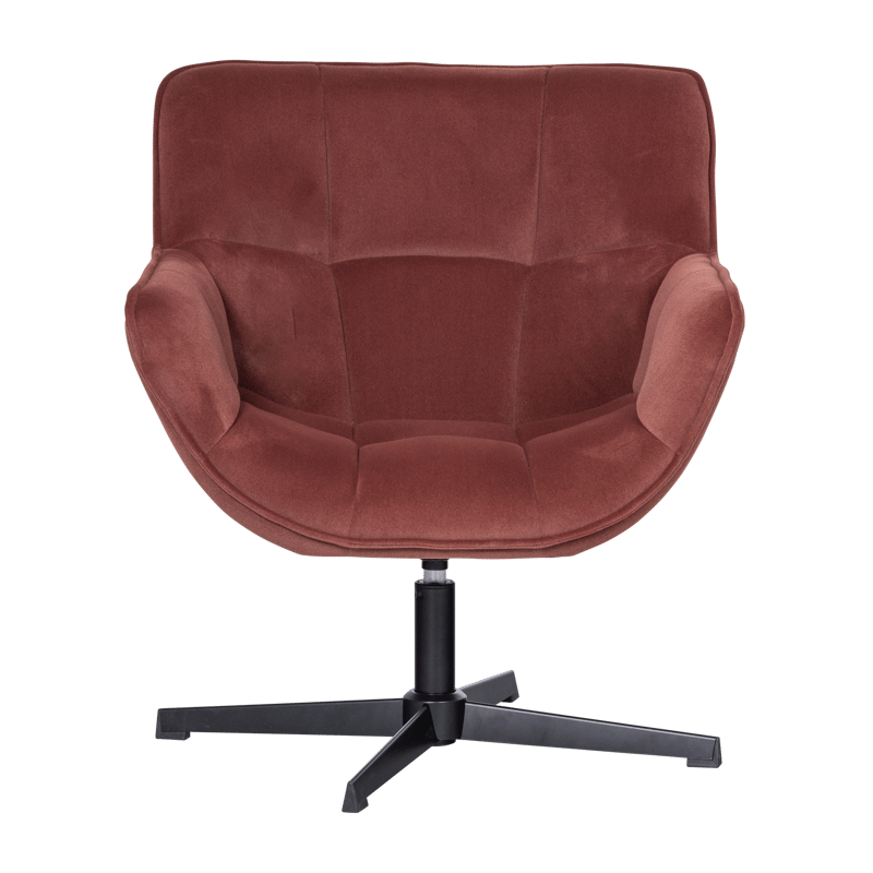 Snurrfåtölj Wibo - Vinröd - Möbler - Fåtölj & stolar - Fåtölj