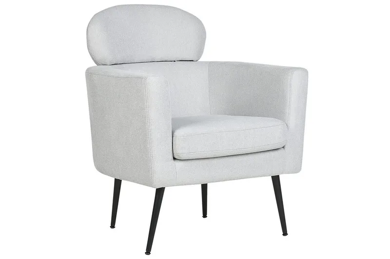 Fåtölj Soby, Ljusgrå, svart