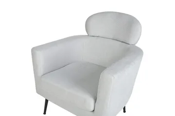 Fåtölj Soby - Ljusgrå, svart - Möbler - Fåtölj & stolar - Fåtölj