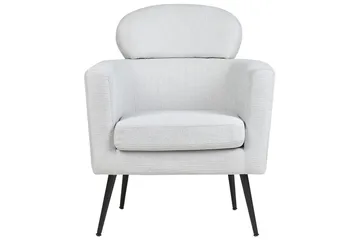 Fåtölj Soby - Ljusgrå, svart - Möbler - Fåtölj & stolar - Fåtölj