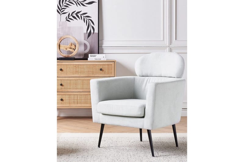 Fåtölj Soby - Ljusgrå, svart - Möbler - Fåtölj & stolar - Fåtölj