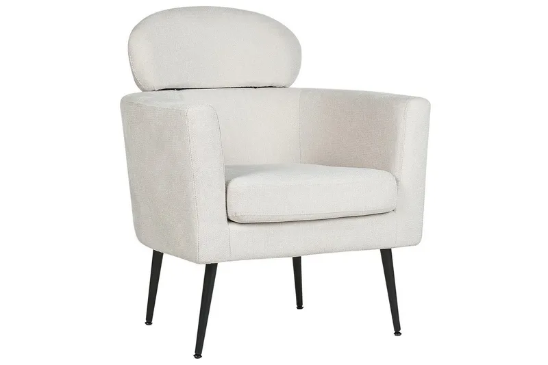 Fåtölj Soby, Vit, Svart