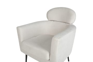 Fåtölj Soby - Vit, Svart - Möbler - Fåtölj & stolar - Fåtölj