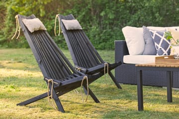 Solstol Park - Svart - Utemöbler & utemiljö - Loungemöbler - Loungestol utomhus