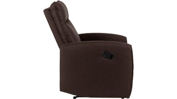 Solvane Reclinerfåtölj i tyg - Chokladbrun - Möbler - Fåtölj & stolar - Fåtölj - Biofåtölj & reclinerfåtölj