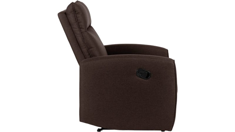 Solvane Reclinerfåtölj i tyg - Chokladbrun - Möbler - Fåtölj & stolar - Fåtölj - Biofåtölj & reclinerfåtölj