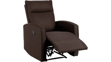 Solvane Reclinerfåtölj i tyg - Chokladbrun - Möbler - Fåtölj & stolar - Fåtölj - Biofåtölj & reclinerfåtölj