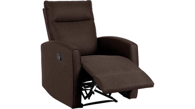 Solvane Reclinerfåtölj i tyg - Chokladbrun - Möbler - Fåtölj & stolar - Fåtölj - Biofåtölj & reclinerfåtölj