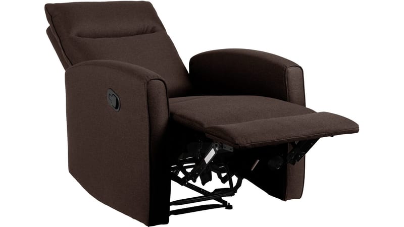 Solvane Reclinerfåtölj i tyg - Chokladbrun - Möbler - Fåtölj & stolar - Fåtölj - Biofåtölj & reclinerfåtölj