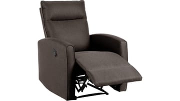 Solvane Reclinerfåtölj i tyg - Gråbrun - Möbler - Fåtölj & stolar - Fåtölj - Biofåtölj & reclinerfåtölj