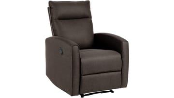 Solvane Reclinerfåtölj i tyg - Gråbrun - Möbler - Fåtölj & stolar - Fåtölj - Biofåtölj & reclinerfåtölj