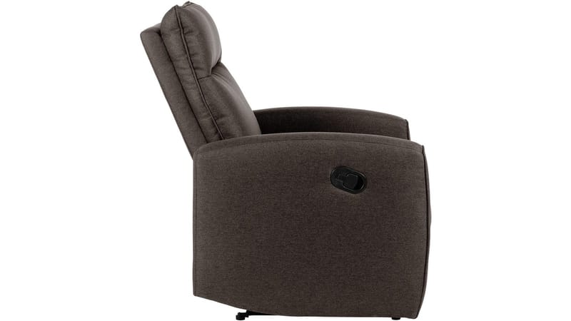 Solvane Reclinerfåtölj i tyg - Gråbrun - Möbler - Fåtölj & stolar - Fåtölj - Biofåtölj & reclinerfåtölj