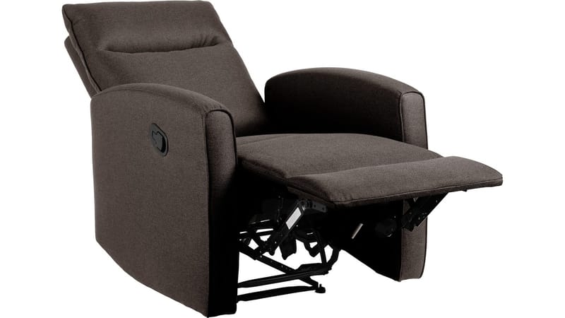 Solvane Reclinerfåtölj i tyg - Gråbrun - Möbler - Fåtölj & stolar - Fåtölj - Biofåtölj & reclinerfåtölj