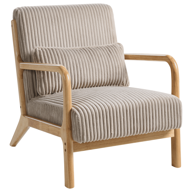 Fåtölj Sorsele - Ljusbrun, beige - Möbler - Fåtölj & stolar - Fåtölj