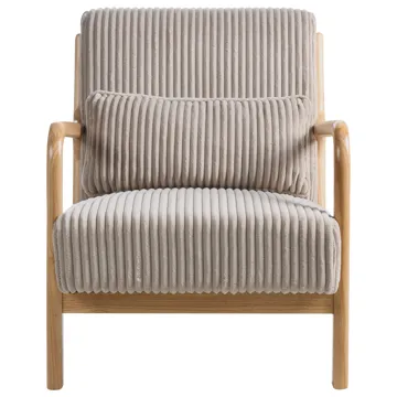 Fåtölj Sorsele - Ljusbrun, beige - Möbler - Fåtölj & stolar - Fåtölj