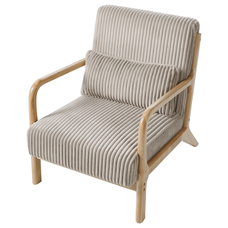 Fåtölj Sorsele - Ljusbrun, beige - Möbler - Fåtölj & stolar - Fåtölj