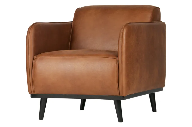 Statement Fåtölj i Skinn - Cognac - Möbler - Fåtölj & stolar - Fåtölj