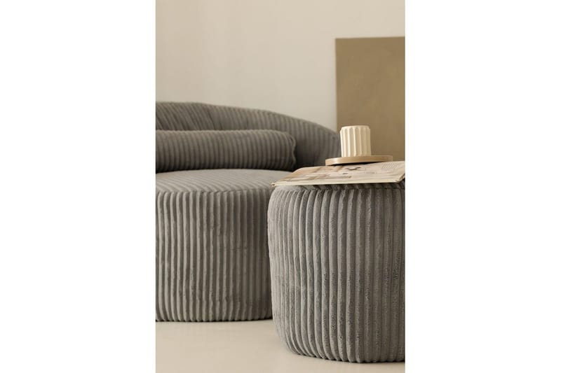 Stifen Fåtölj - Antracit - Möbler - Fåtölj & stolar - Fåtölj - Fåtölj med fotpall