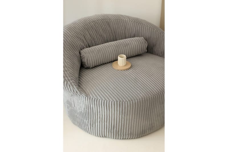 Stifen Fåtölj - Antracit - Möbler - Fåtölj & stolar - Fåtölj - Fåtölj med fotpall