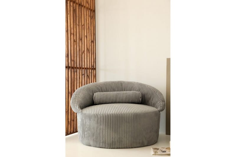 Stifen Fåtölj - Antracit - Möbler - Fåtölj & stolar - Fåtölj - Fåtölj med fotpall