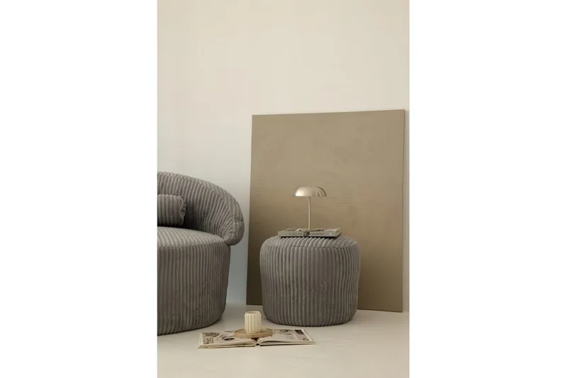 Stifen Fåtölj - Antracit - Möbler - Fåtölj & stolar - Fåtölj - Fåtölj med fotpall