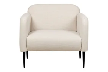 Fåtölj Stouby - Beige, svart - Möbler - Fåtölj & stolar - Fåtölj