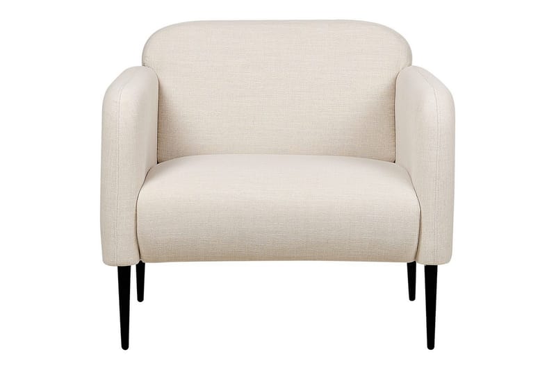 Fåtölj Stouby - Beige, svart - Möbler - Fåtölj & stolar - Fåtölj