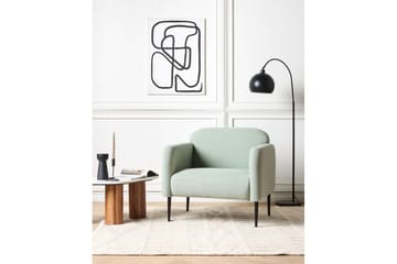 Fåtölj Stouby - Grön, Svart - Möbler - Fåtölj & stolar - Fåtölj