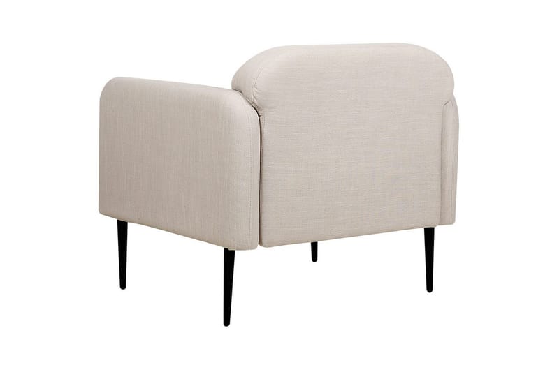 Fåtölj Stouby - Taupe, svart - Möbler - Fåtölj & stolar - Fåtölj