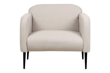 Fåtölj Stouby - Taupe, svart - Möbler - Fåtölj & stolar - Fåtölj