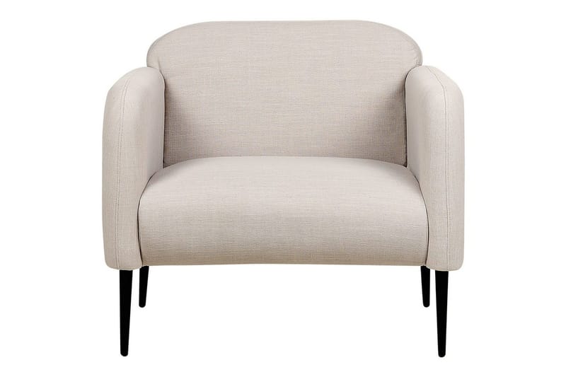 Fåtölj Stouby - Taupe, svart - Möbler - Fåtölj & stolar - Fåtölj