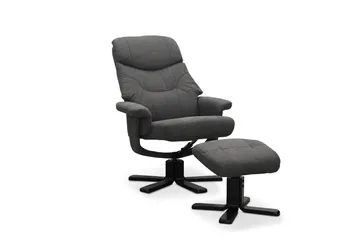 Sunar Fåtölj - Mörkgrå - Möbler - Fåtölj & stolar - Fåtölj - Biofåtölj & reclinerfåtölj