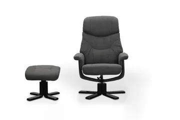 Sunar Fåtölj - Mörkgrå - Möbler - Fåtölj & stolar - Fåtölj - Biofåtölj & reclinerfåtölj