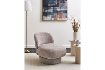 Svängbar fåtölj Aylo - Beige - Möbler - Fåtölj & stolar - Fåtölj - Fåtölj utan armstöd