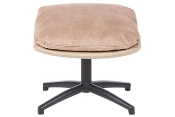 Svängbar fåtölj Eide - Beige, svart - Möbler - Fåtölj & stolar - Fåtölj - Fåtölj utan armstöd