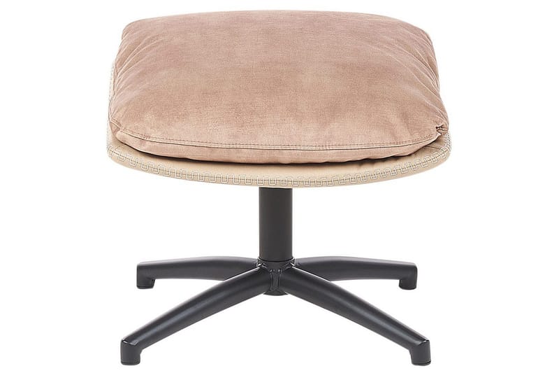 Svängbar fåtölj Eide - Beige, svart - Möbler - Fåtölj & stolar - Fåtölj - Fåtölj utan armstöd