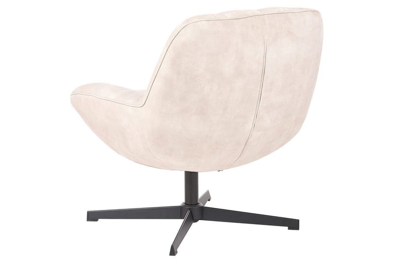 Svängbar fåtölj Lia - Beige, svart - Möbler - Fåtölj & stolar - Fåtölj - Fåtölj utan armstöd