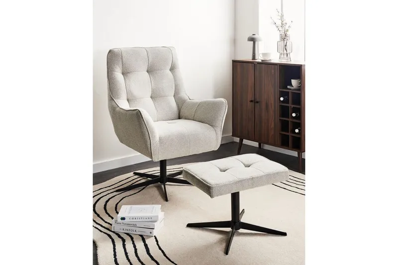 Svängbar fåtölj Molle ll - Möbler - Fåtölj & stolar - Fåtölj - Öronlappsfåtölj