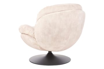 Svängbar fåtölj Nolvik - Beige, svart - Möbler - Fåtölj & stolar - Fåtölj - Fåtölj utan armstöd