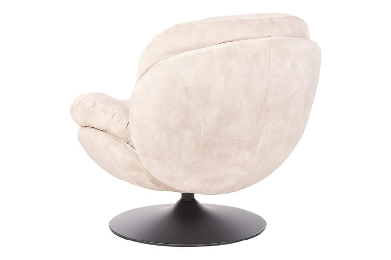 Svängbar fåtölj Nolvik - Beige, svart - Möbler - Fåtölj & stolar - Fåtölj - Fåtölj utan armstöd